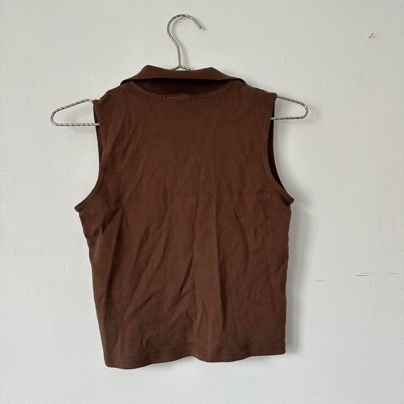 🧸BRANDY MELVILLE POLO COLLAR SHIRT - Picture 4 of 4